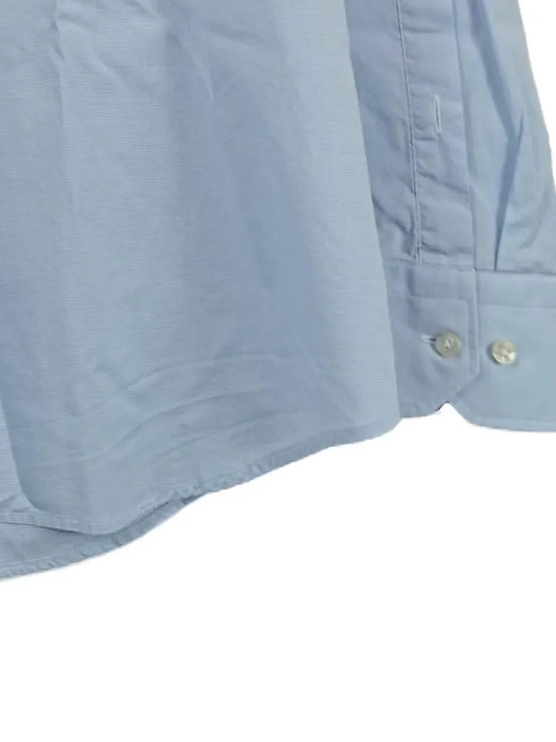Emanuel Berg Herren Business Hemd Blau Gr. 44/XS Baumwolle Langarm 3