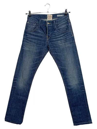 Replay Herren Jeans Straight Leg W25 Blau Casual