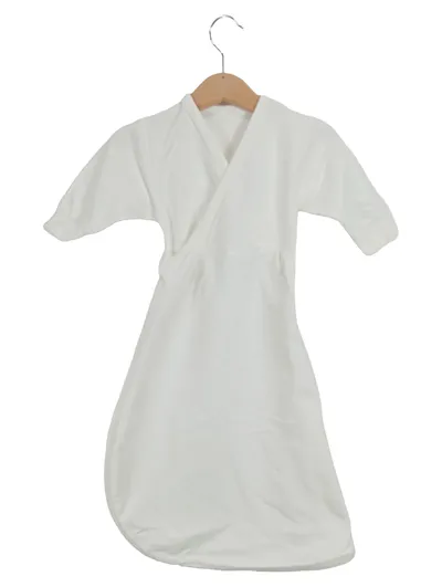 ALVI Baby Schlafsack weiß Gr. 62 Bio Baumwolle 0.5 TOG