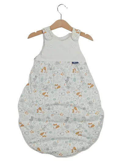 ALVI Baby Schlafsack Tiermotiv Mehrfarbig Größe 56/62 Kinderschlafsack