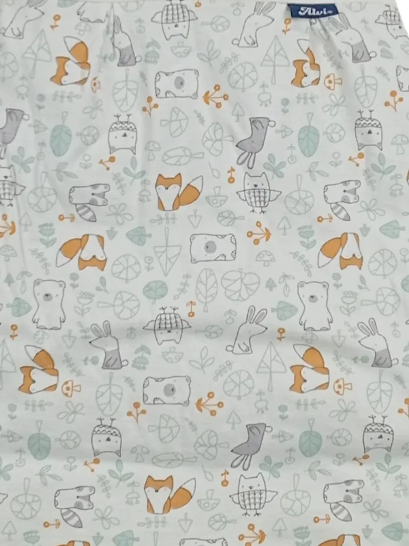 ALVI Baby Schlafsack Tiermotiv Mehrfarbig Größe 56/62 Kinderschlafsack 3