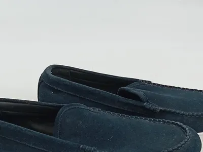 Calvin Klein Herren Slipper Loafer Wildleder Blau Gr. 43 Slip-On