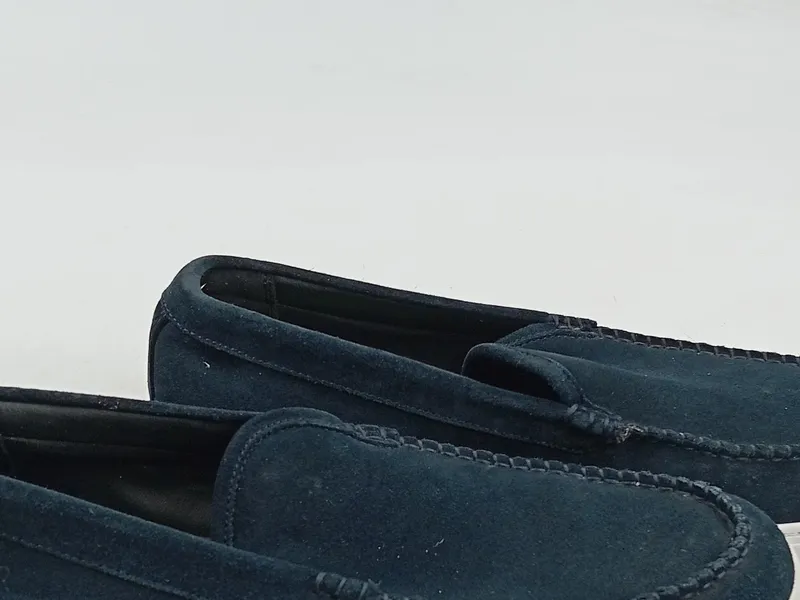 Calvin Klein Herren Slipper Loafer Wildleder Blau Gr. 43 Slip-On 2