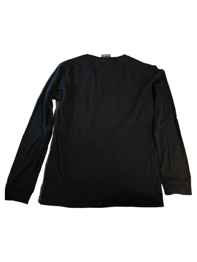 Champion Langarmshirt Kinder Jungen Logo Print Schwarz Gr. 152 (11-12 Jahre)