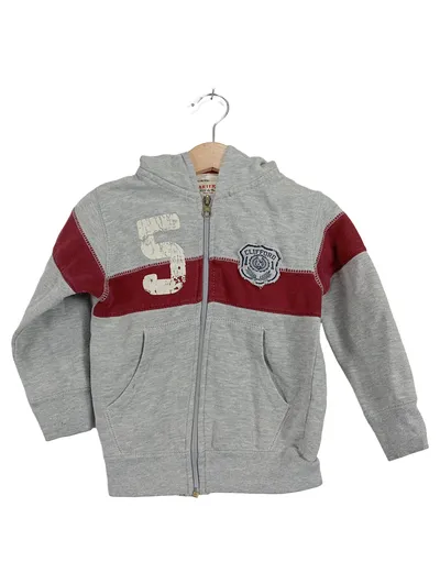 Carter's Kinder Sweatjacke Kapuzenjacke Gr. 98/3T Grau Clifford