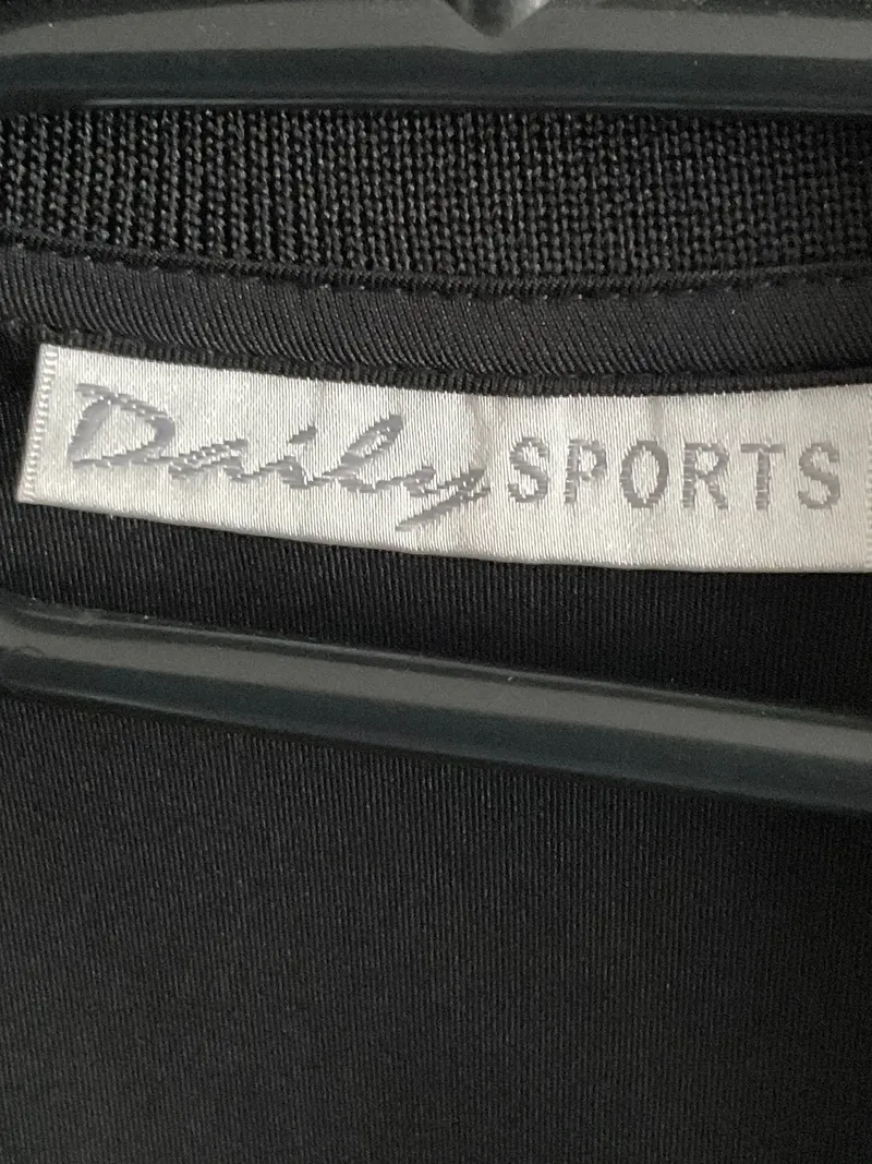Daily Sports Damen Poloshirt Schwarz Sportlich Einheitsgröße 5