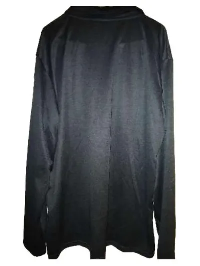 NORDCAP Langarm Poloshirt Herren Gr. 3XL Grau Meliert Sportlich