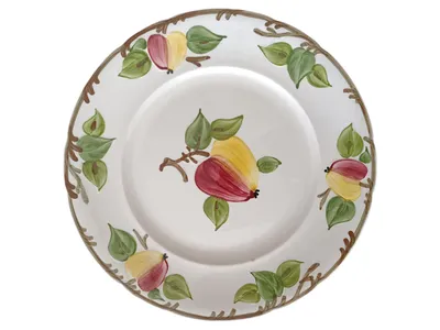 Villeroy & Boch Ma Pomme Essteller Porzellan Handmalerei 26 cm Vintage