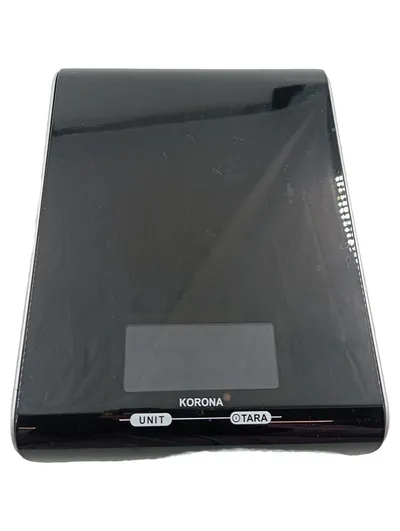 KORONA Katja Digitale Küchenwaage Schwarz bis 3kg Tara-Funktion