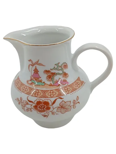 Graf von Henneberg Porzellan Milchkännchen Chinoiserie DDR Vintage