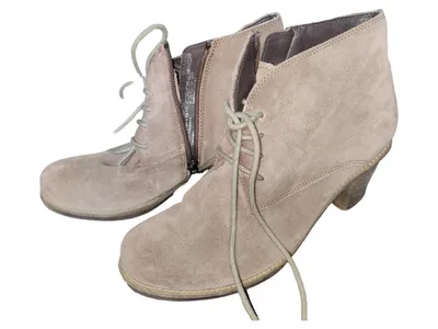 CAPRICE Damen Stiefeletten Gr. 40 Braun Schnürstiefelette