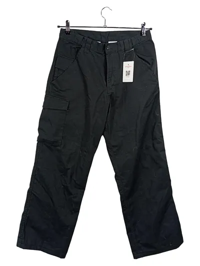 Russell Herren Cargohose Schwarz Größe 46 W30 Cargo Pants Casual
