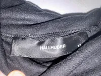 HALLHUBER Damen Top Rollkragen Ärmellos Schwarz Lyocell Gr. XS 2