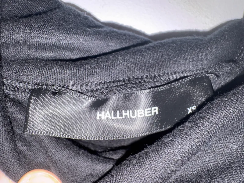 HALLHUBER Damen Top Rollkragen Ärmellos Schwarz Lyocell Gr. XS 2