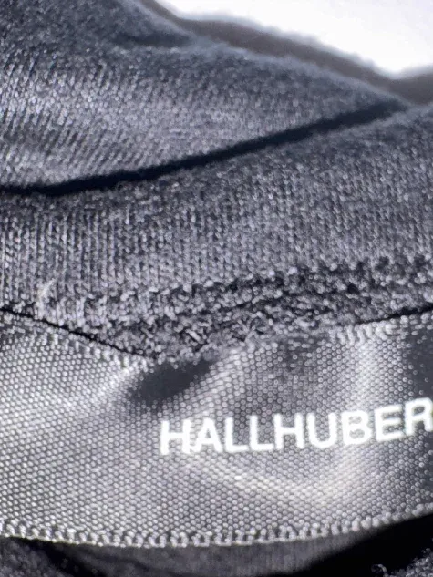 HALLHUBER Damen Top Rollkragen Ärmellos Schwarz Lyocell Gr. XS 3