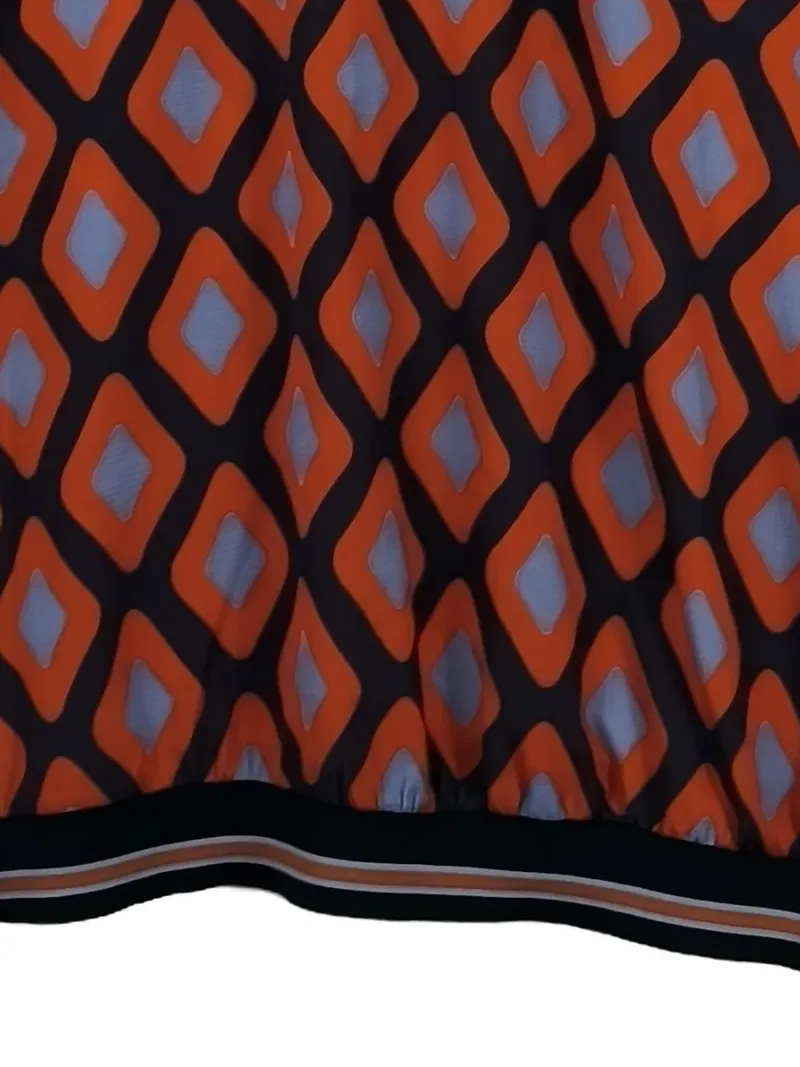 Aniston Selected Damen Shirt Pullover Rauten Muster Geometrisch Bunt Gr. 44 XXL 3