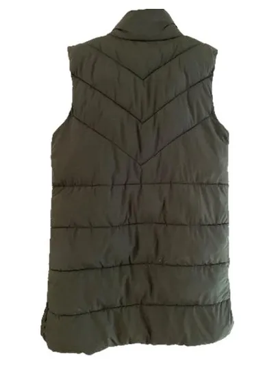 Noisy May Damen Steppweste Gr. 38/M Oliv Casual Outdoor Weste