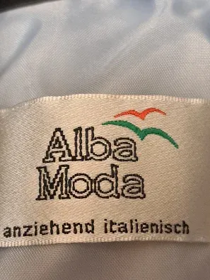 Alba Moda Steppweste Damen Gr. 38 M Blau Uni Reißverschluss Polyester 3