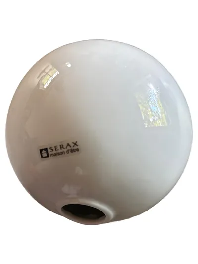 Serax Porzellan Vase Kugel Weiß Modern 13 cm Tischdeko Design