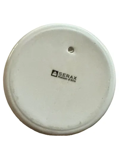 Serax Porzellan Vase Kugel Weiß Modern 13 cm Tischdeko Design