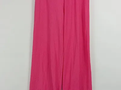 Pageone Damen Jogginghose Gr. 34/XS Pink Wide Leg Casual Hose