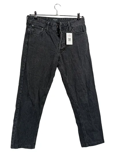 JACK & JONES Herren Jeans Regular Fit W23/L26 Grau Denim Hose