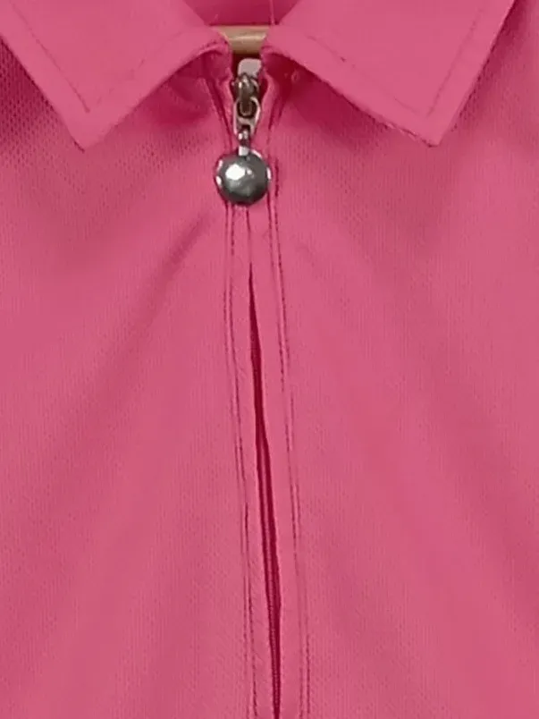 Daily Sports Damen Poloshirt Pink Gr. 40/L Sport Kurzarm 4