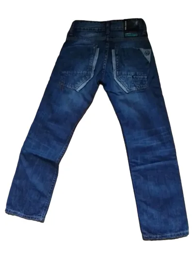 Vingino Jeans Kinder Jungen Regular Fit Gr. 128 Blau Denim