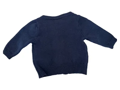 NAME IT Baby Strickjacke Mädchen Junge Gr. 56 Blau Basic