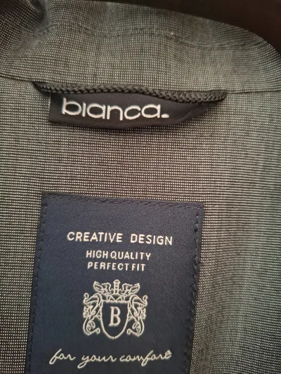 BIANCA Damen Blazer Gr. 50 Grau Business Elegant Polyester