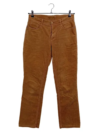 MAC Cordhose Damen Baumwolle Stretch Braun Gr. W29/38/M Freizeit