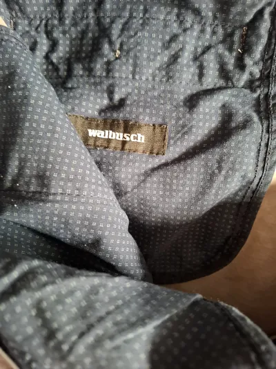 Walbusch Herren Chino Stoffhose Grau Gr. 50 W33 L31 Klassisch