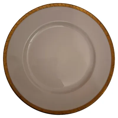 Eschenbach Platzteller Porzellan Rund Weiß Blumen Festlich 20 cm