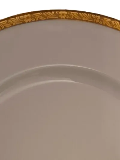 Eschenbach Platzteller Porzellan Rund Weiß Blumen Festlich 20 cm