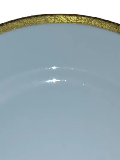 Eschenbach Essteller Porzellan Blumen Elegant Weiß 20 cm Festlich
