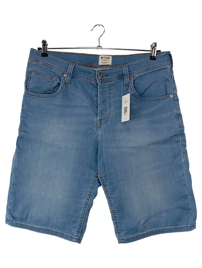 Mustang True Denim Jeans Shorts Herren Blau Gr. W34 L27 Freizeit