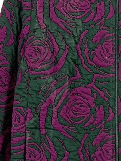 Frank Walder Damen Jacke Steppjacke Rosenmuster Blumen Mehrfarbig Casual