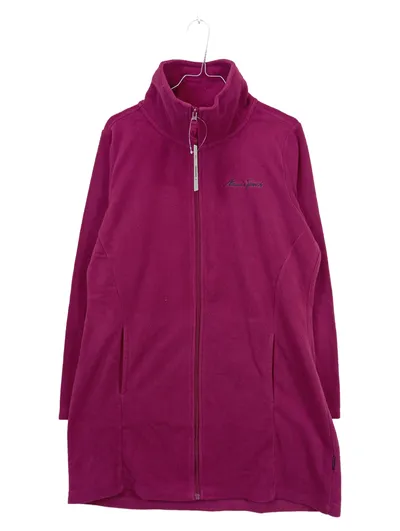 Maui Sports Damen Fleecejacke Lang Gr. 40/L Pink Outdoor