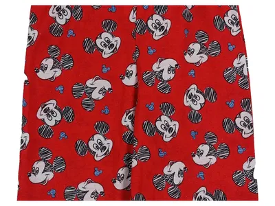 Disney Mickey Mouse Pyjamahose Kinder Gr. 92 Rot Schlafhose