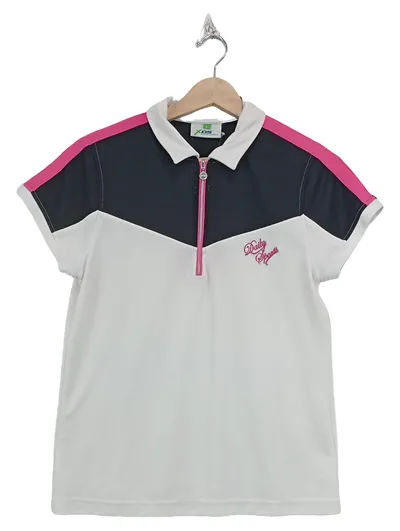 Daily Sports Damen Poloshirt Gr. 40;L Sportlich Mehrfarbig Reißverschluss