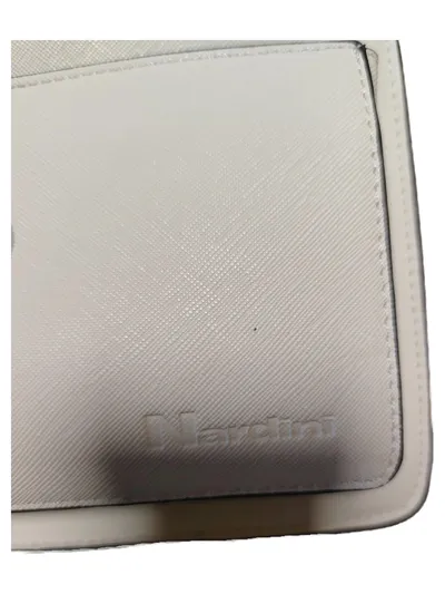 Nardini Damen Umhängetasche Weiß Kettenschulterriemen Modern Elegant