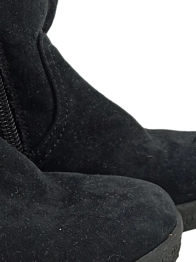 Cupcake Couture Mädchen Stiefelette Gr. 27 Schwarz Blumen Stickerei 3