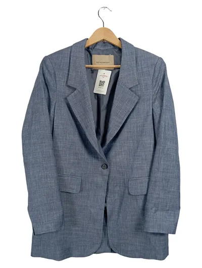 SOYACONCEPT Damen Blazer Gr. 34/XS Blau Meliert Business Jacke