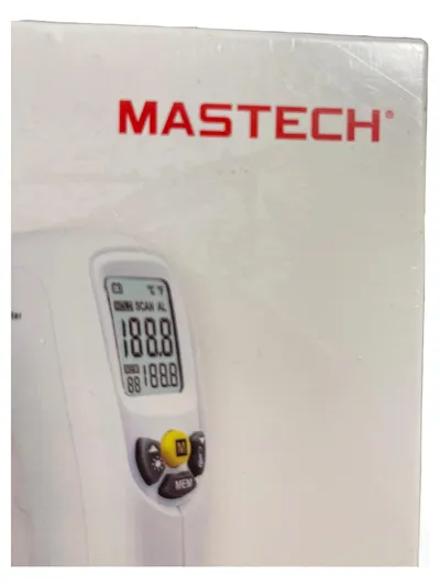 Mastech MS6590P Infrarot Stirnthermometer kontaktlos Fieberthermometer Weiß