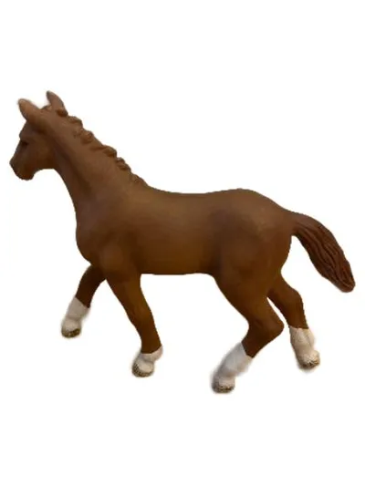 Schleich Hannoveraner Stute Pferd Spielfigur Braun 8.5 cm