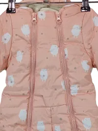 Bellybutton Schneeanzug Overall Winteranzug Mädchen Gr. 62 Rosa Bären Kapuze 4