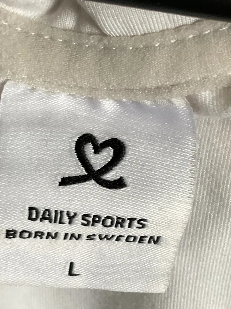 Daily Sports Damen Poloshirt Golf Ärmellos Weiß Gr. 40/L Sportlich Krokoprägung 5