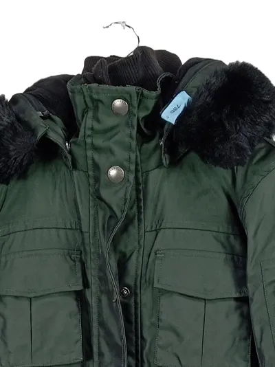 Wellensteyn Damen Parka Jacke Winterjacke Mantel Kapuze Fell Oliv Gr. 36/S