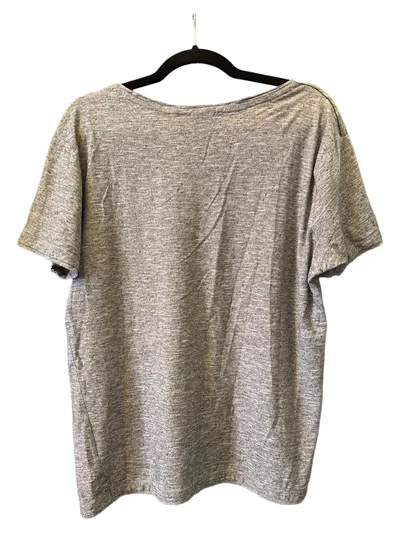 SUBLEVEL Herren T-Shirt Grau Meliert Casual Gr. L