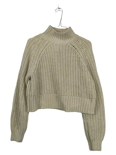 Noisy May Pullover Damen Strickpullover Rollkragen Casual Beige Größe XS